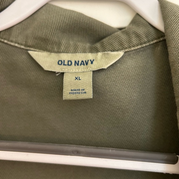 Old Navy Green Crop Utility Jacket - Picture 4 of 4